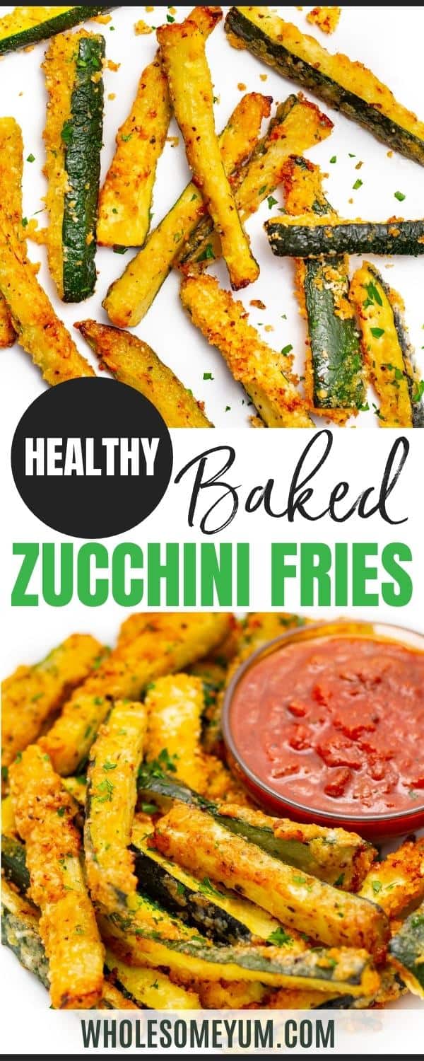 Zucchini Fries (Easy & Healthy!) - Wholesome Yum