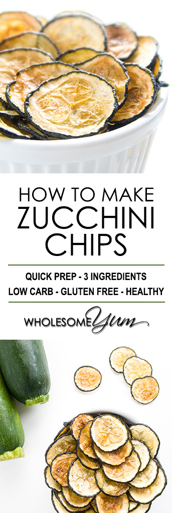 Healthy Oven Baked Zucchini Chips Recipe - No Breading (3 ...
