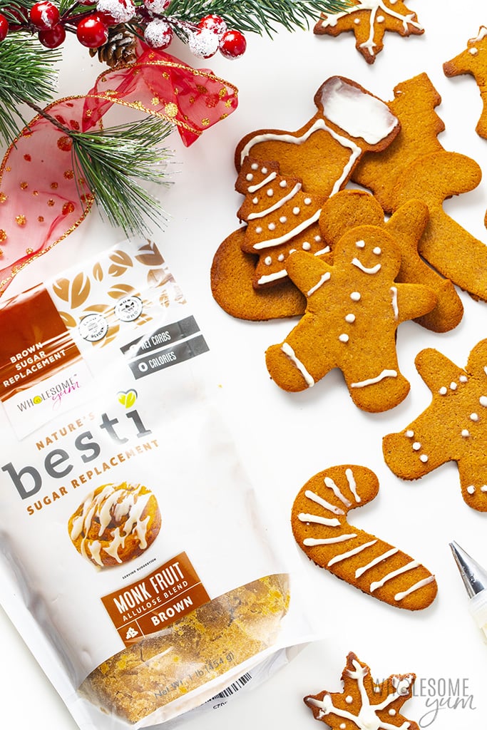 Sugar-free gingerbread cookies with Besti brown sweetener