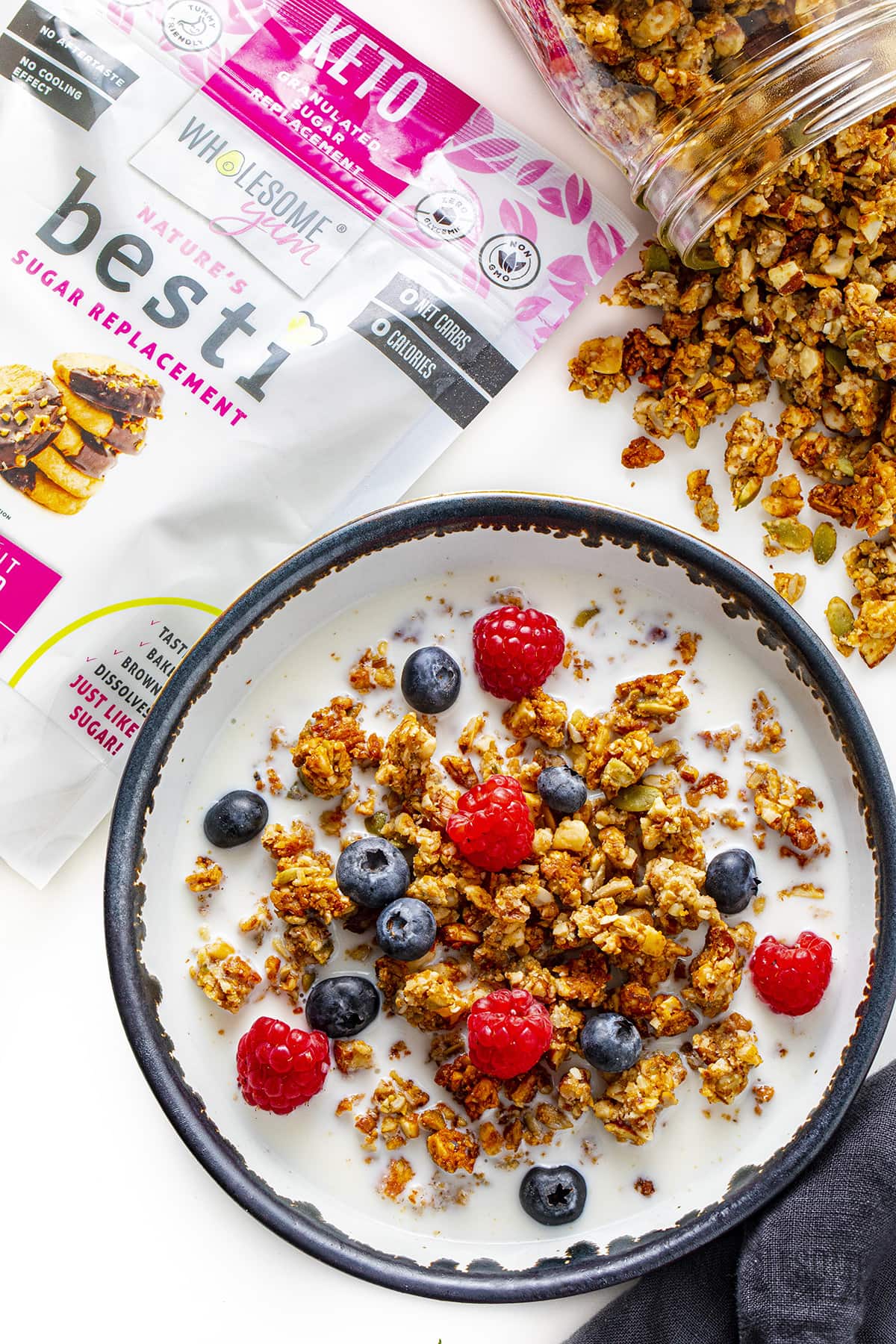 Keto Granola Cereal (Low Carb & Easy!) - Wholesome Yum
