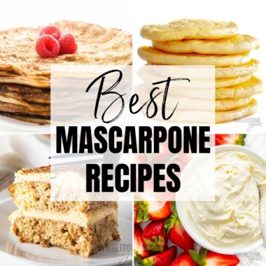 Mascarpone recipes collage