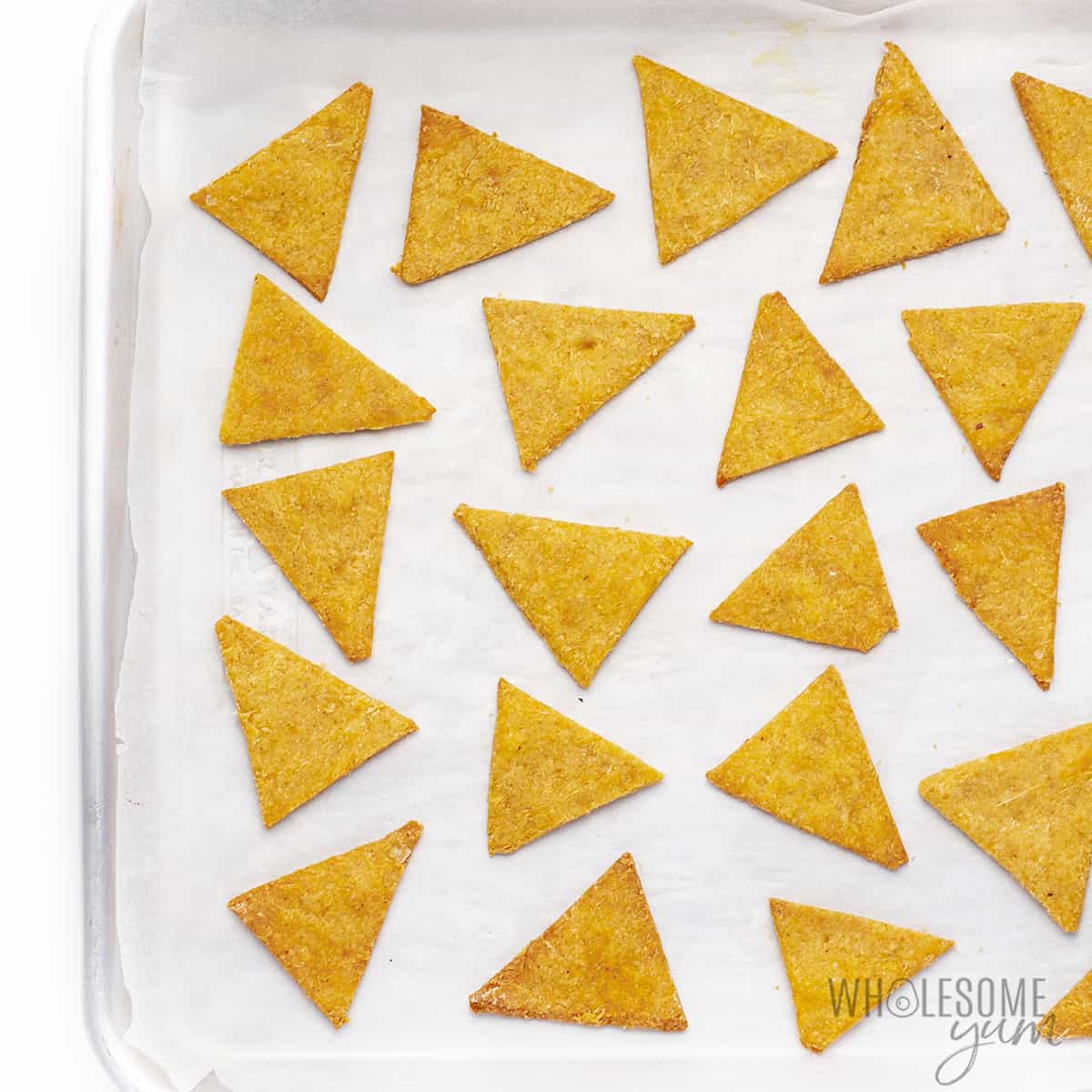 Low Carb Keto Tortilla Chips Recipe (Crispy &amp; Simple!)
