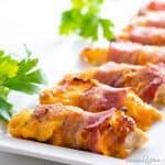 BakedBaconWrappedChickenTendersRecipe Ingredients Thiseasybakedbaconwrappedchickentendersrecipeneedsjustcommoningredients chicken,bacon,andcheese!Readyinunderminutes.Detail:bacon wrapped chicken tenders recipe img
