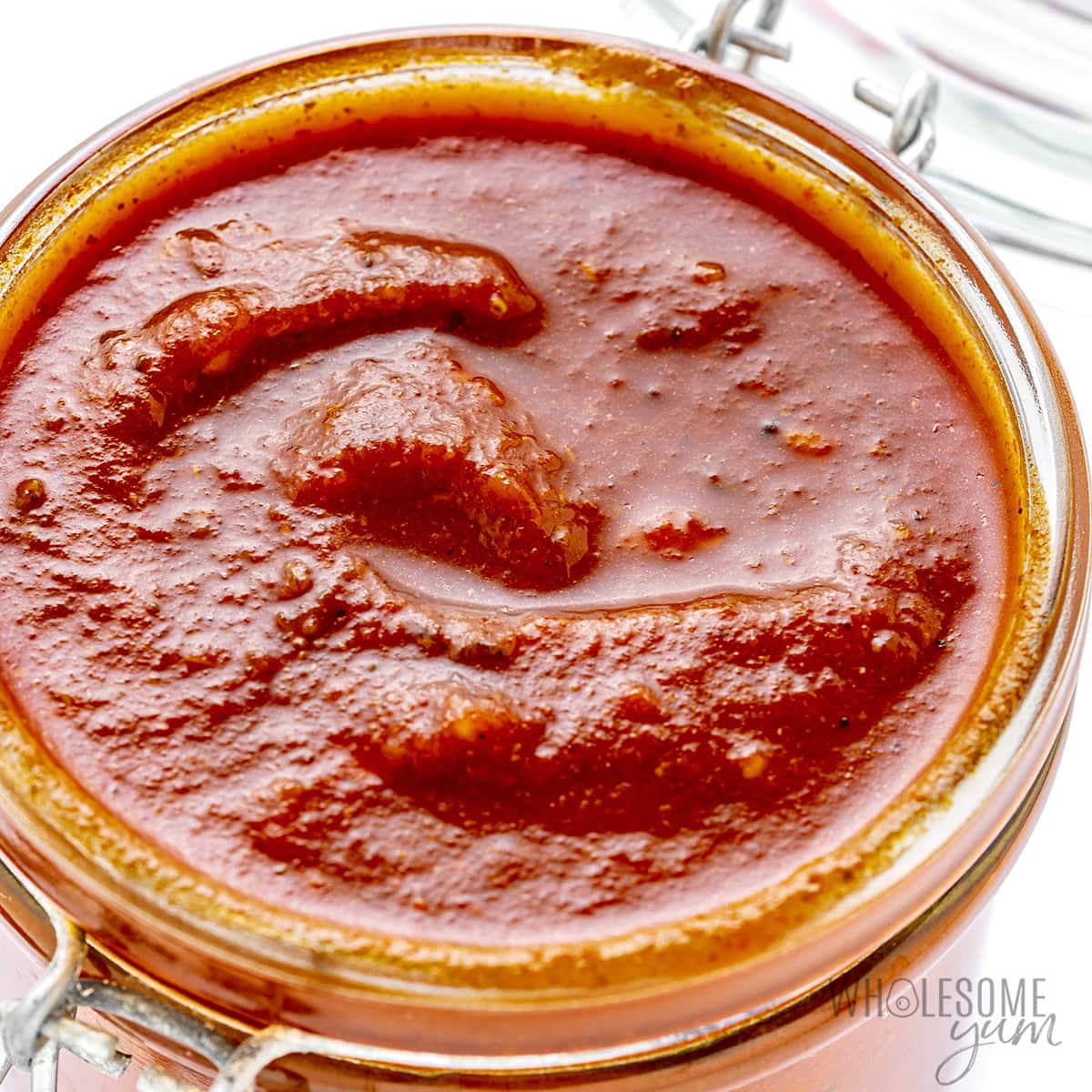 Enchilada sauce recipe in a jar.