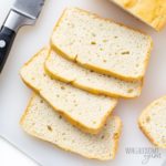 The best keto bread recipe shown sliced