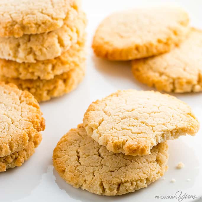 Low Carb Keto Cream Cheese Cookies Recipe - Quick &amp; Easy - These low carb keto cream cheese cookies are so fast &amp; easy to make! Just 6 ingredients, 10 minutes prep, and 15 minutes in the oven. Detail: low-carb-keto-cream-cheese-cookies-3