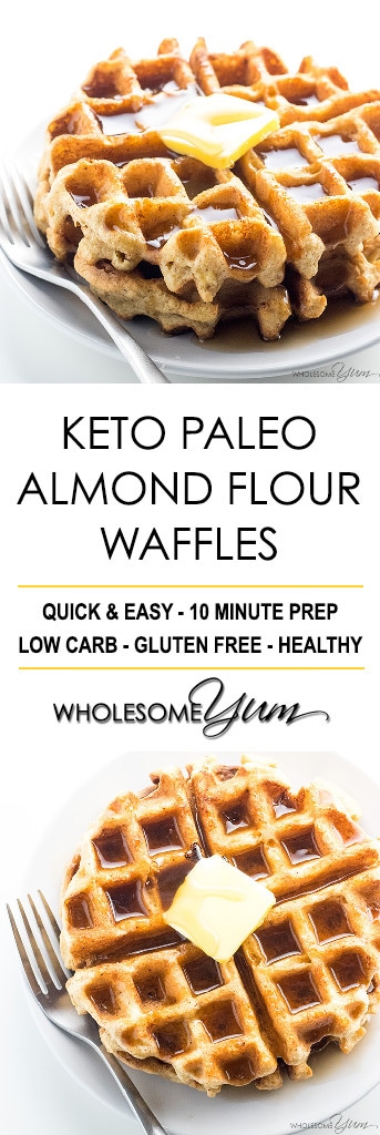 Almond Flour Waffles Recipe — Dishmaps