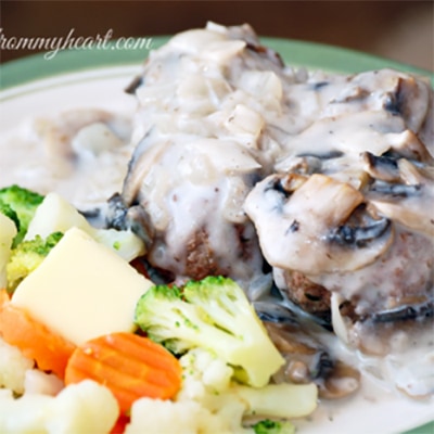 Delicious Easy Low Carb Meals - Recipes & Meal Ideas - Grain-Free, Egg-Free Paleo Meatballs with Dairy-Free Mushroom Sauce