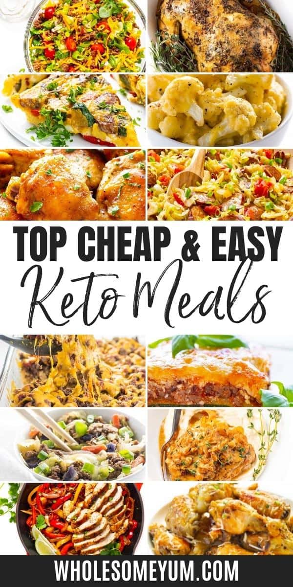 Cheap keto meals can be delicious and easy! See how with these cheap keto dinner recipes that use basic ingredients for big flavor.
