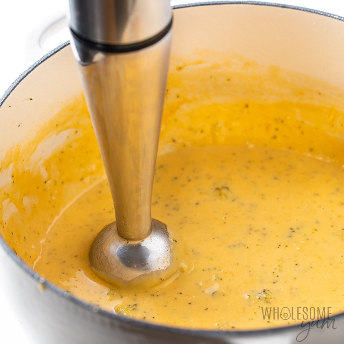 How to thicken broccoli cheese soup