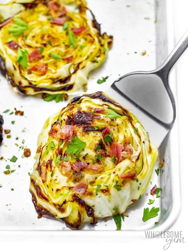 Roasted Cabbage Steaks (So Easy!)