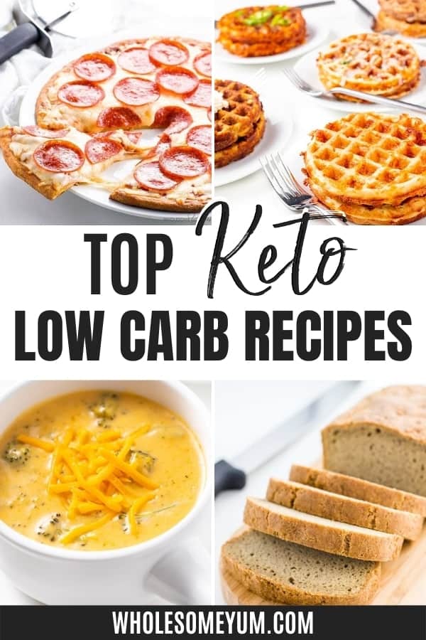 These low carb recipes are easy and perfect for anyone looking to start a keto diet.