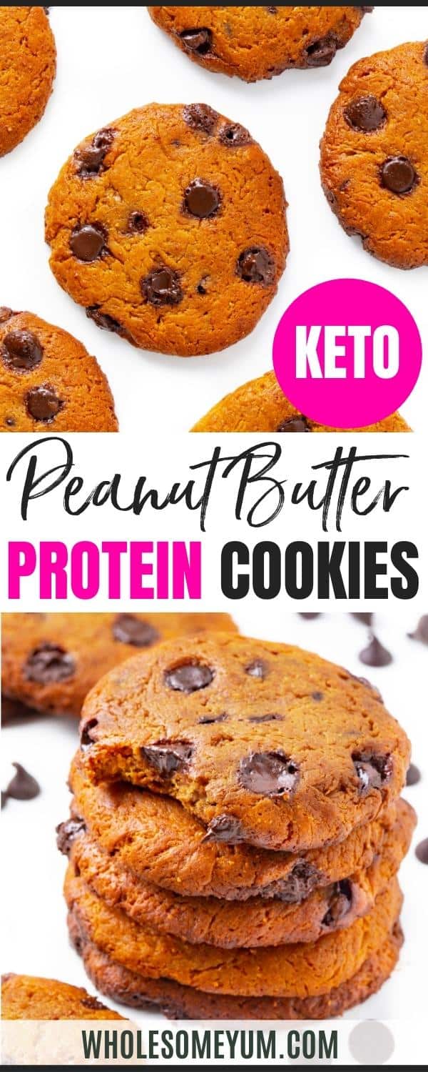 Protein cookie recipe pin