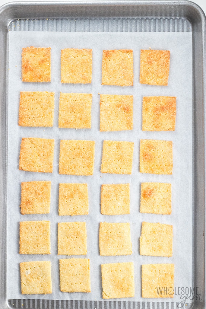 Keto Fathead Crackers with Coconut Flour Recipe - Fathead crackers with coconut flour are easy and delicious! This keto crackers recipe needs just 3 basic ingredients to make.