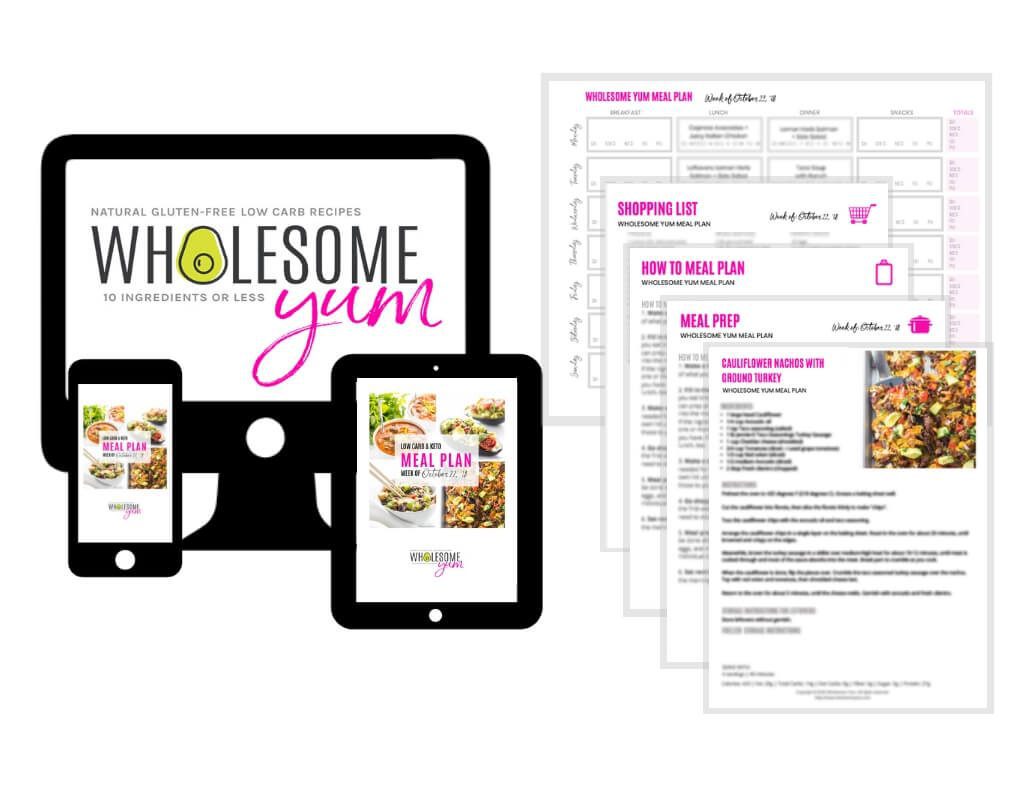 Wholesome Yum Low Carb Keto Meal Plan - Package