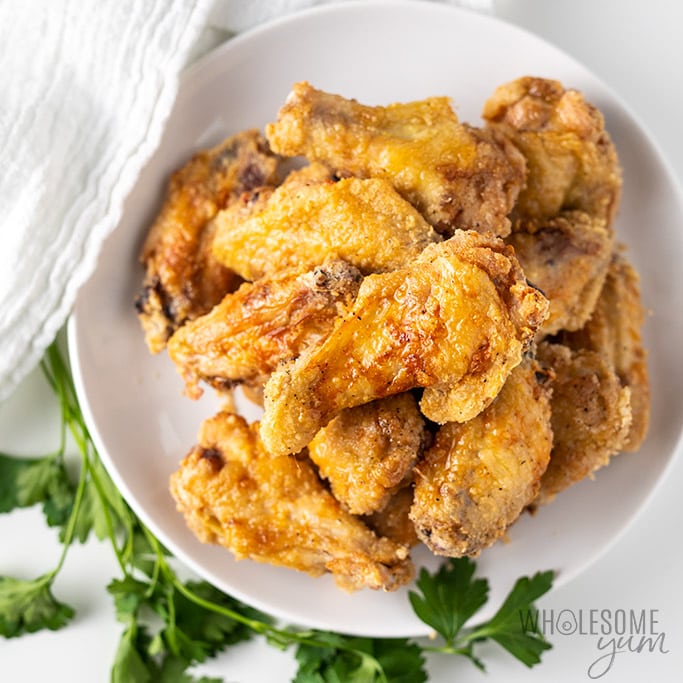 Crispy Air Fryer Chicken Wings Recipe Wholesome Yum,How Long To Cook 1 Inch Pork Chops On A Gas Grill