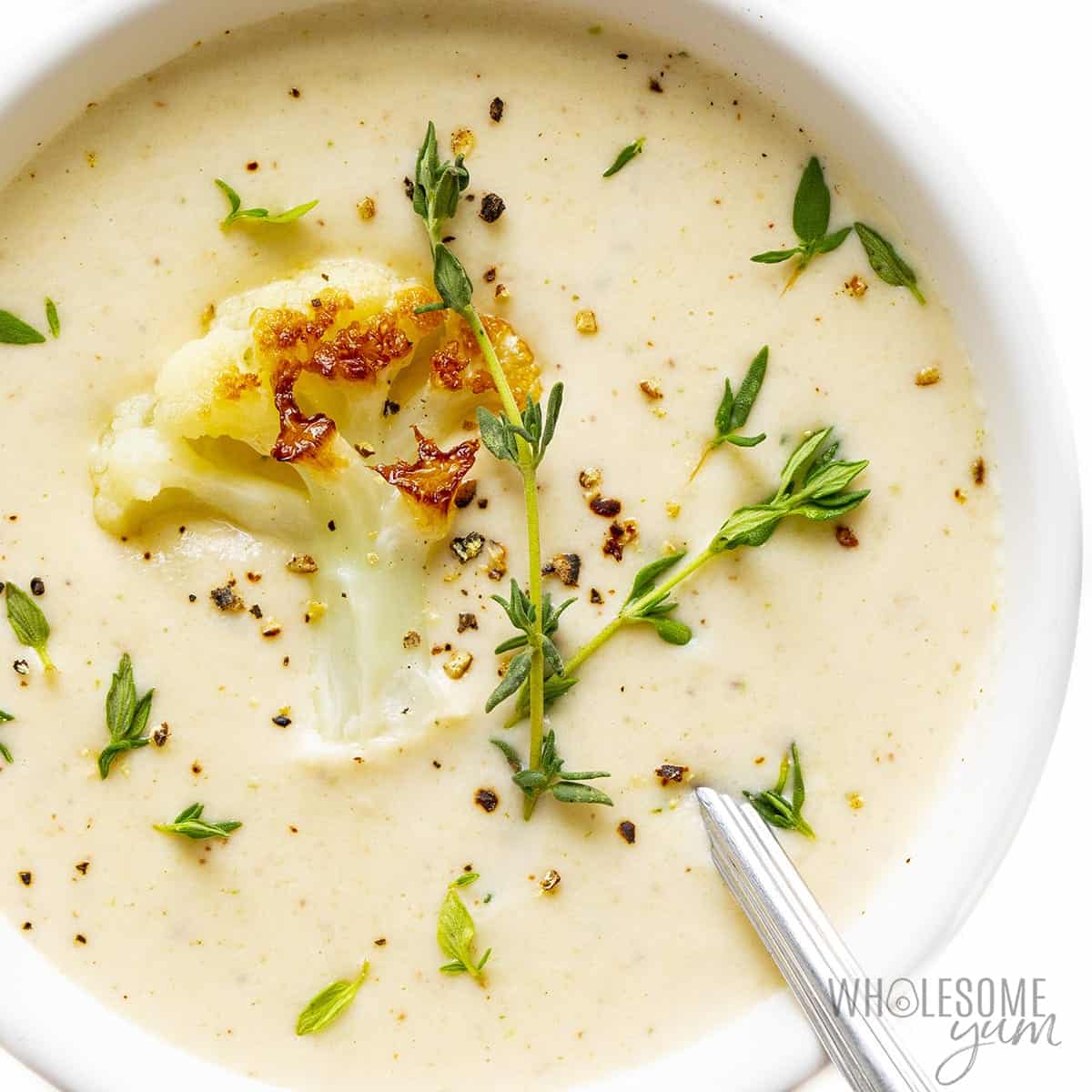 Cauliflower Soup (Creamy and Easy!)