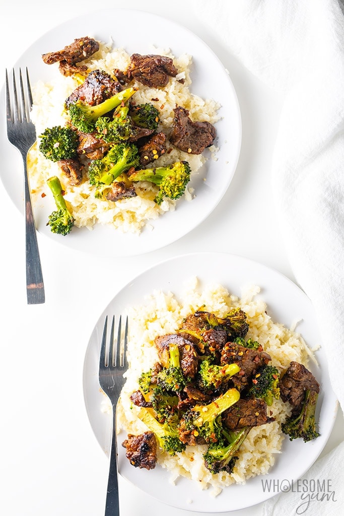 Easy Paleo Keto Beef And Broccoli Stir Fry Recipe Wholesome Yum
