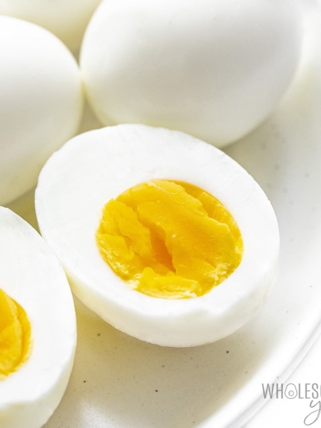 Perfect Hard Boiled Eggs Video (Easy Peel!) Wholesome Yum Healthy