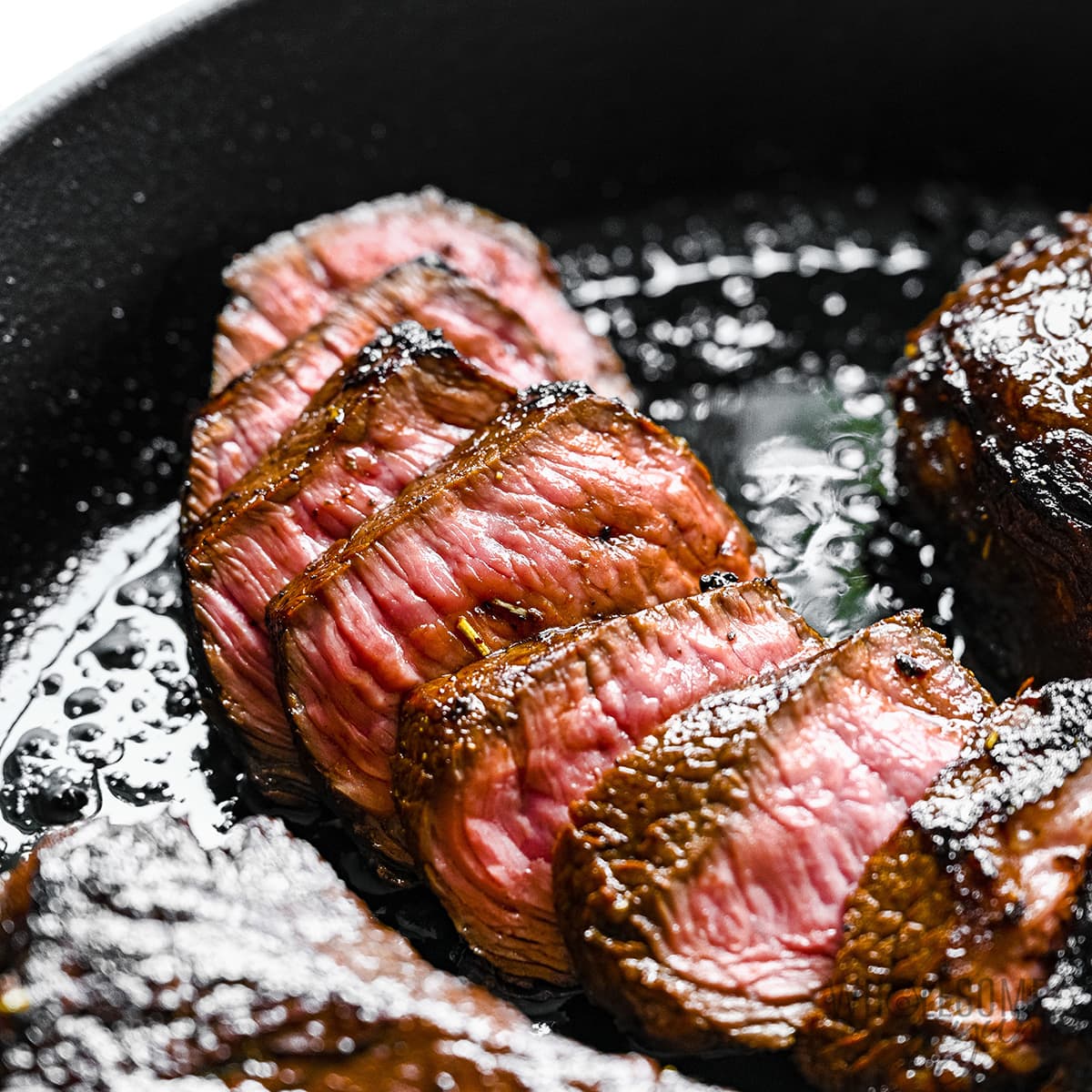 Steak made with the best steak marinade.