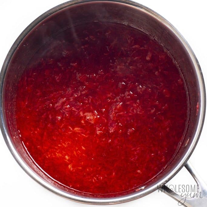 Tomato sauce berry puree