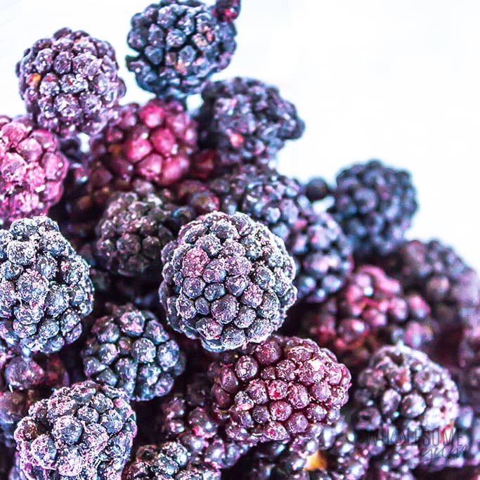 blackberries for keto frozen yogurt 