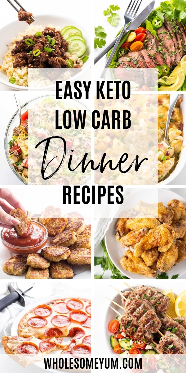 Easy Keto Low Carb Dinner Recipes Wholesome Yum