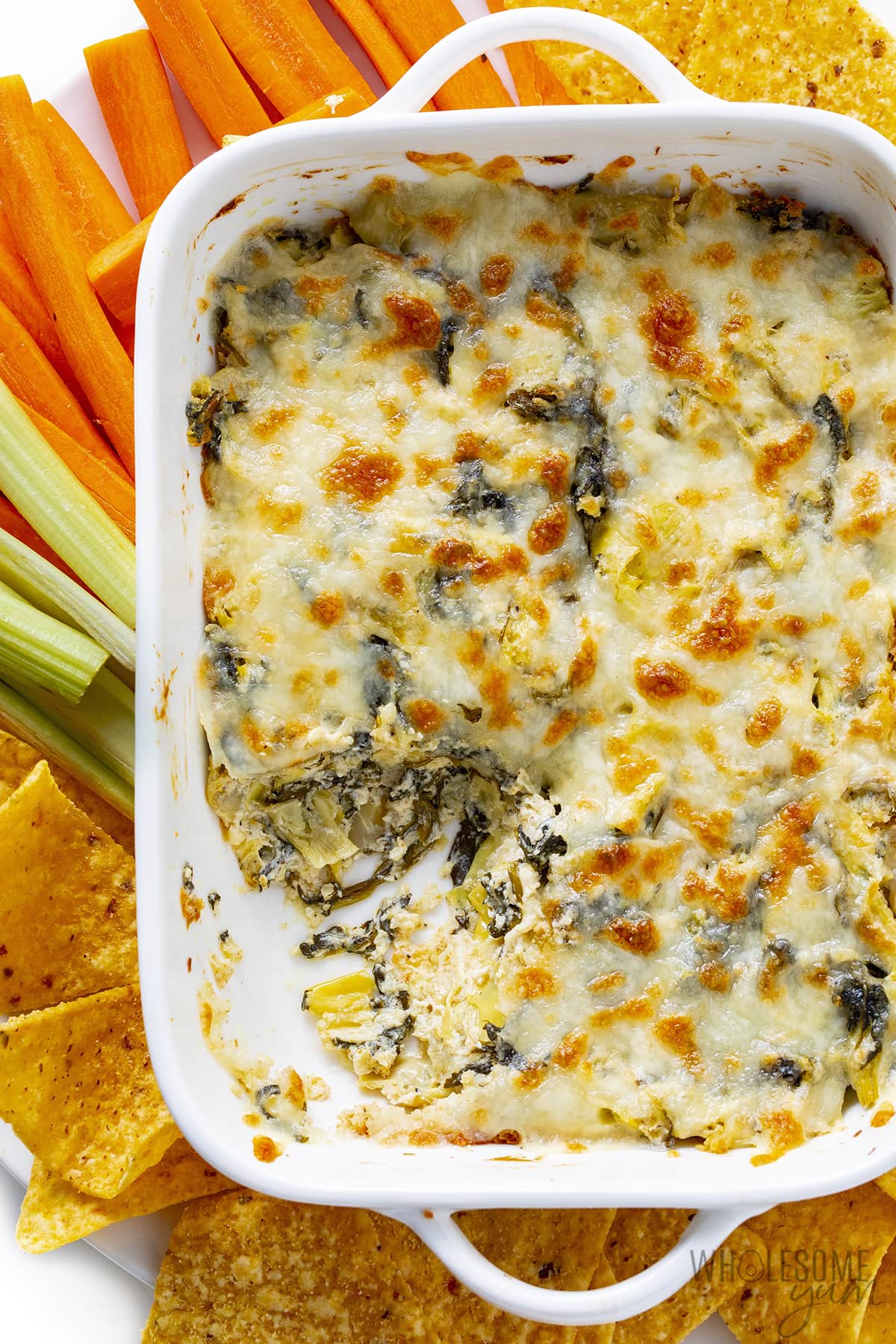 Easy Spinach Artichoke Dip Recipe - Story Telling Co
