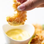 keto coconut shrimp with dipping sauce