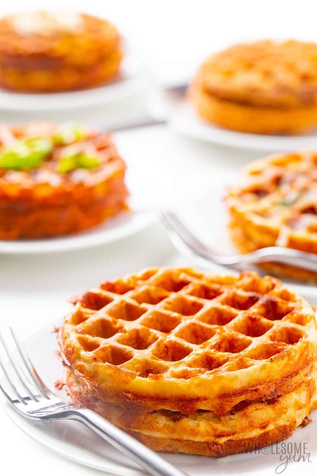 Chaffle Recipe (5 Flavors, Not Eggy!) - Wholesome Yum