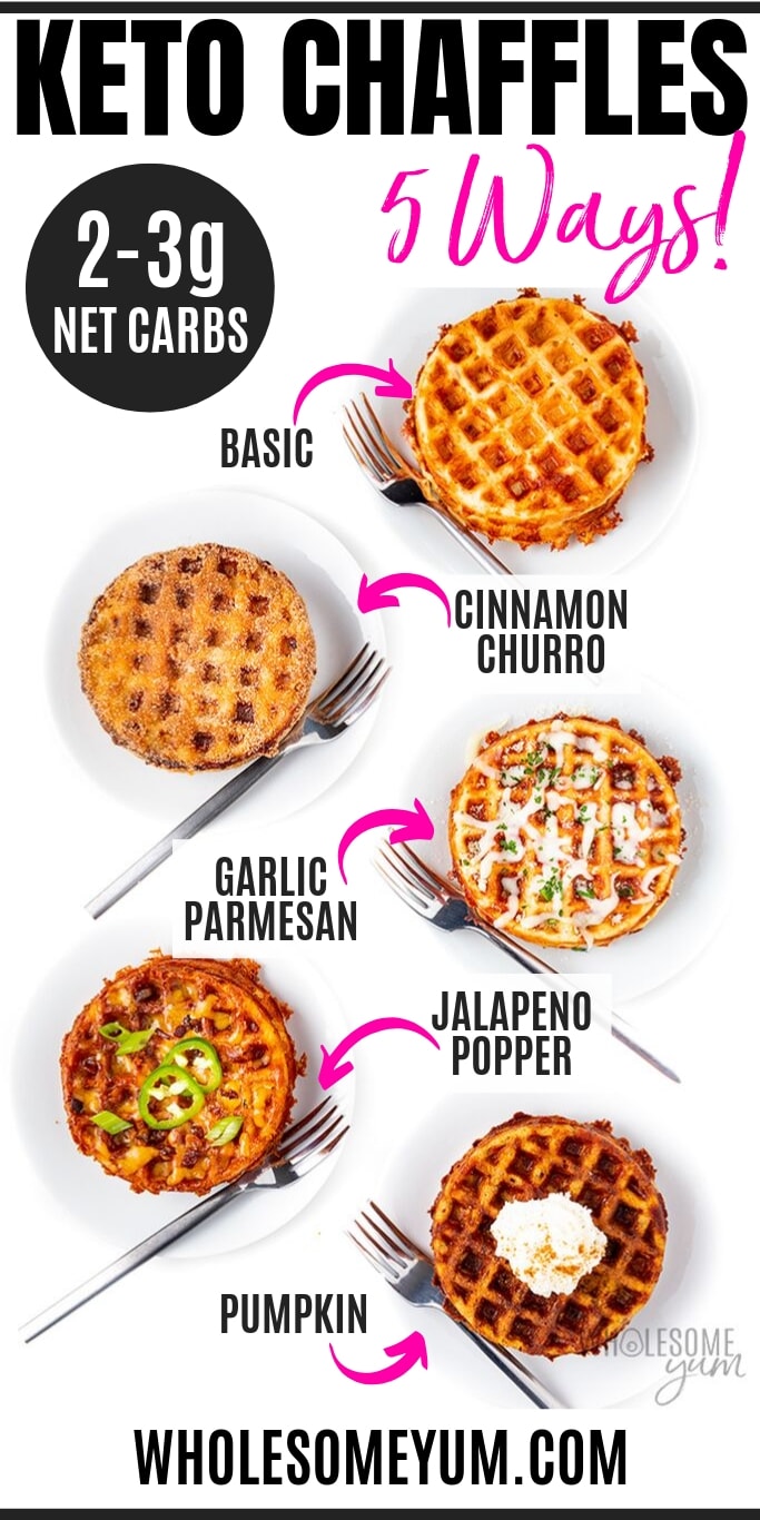 How to make chaffles 5 ways