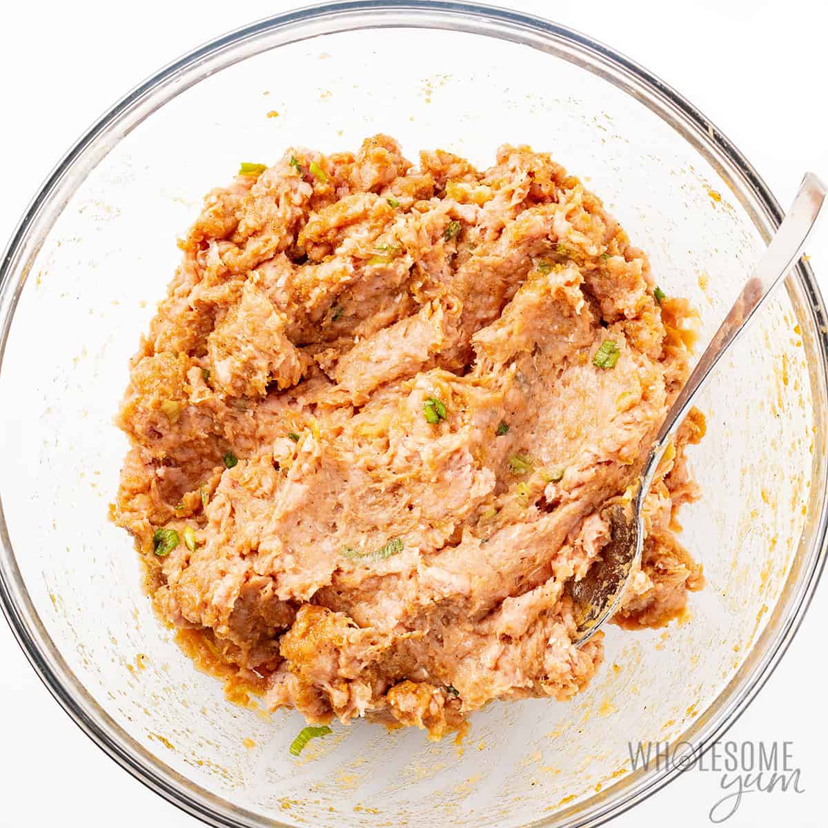 Ground turkey added and mixed in.