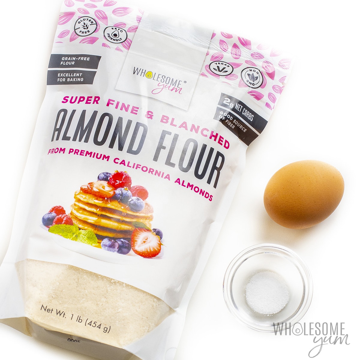 Almond flour crackers ingredients.