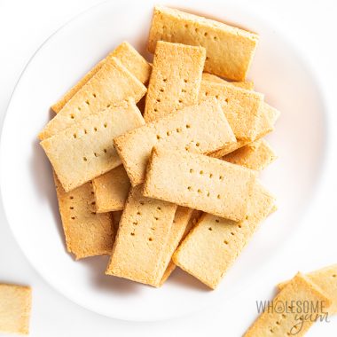 Paleo Low Carb Keto Crackers Recipe With Almond Flour