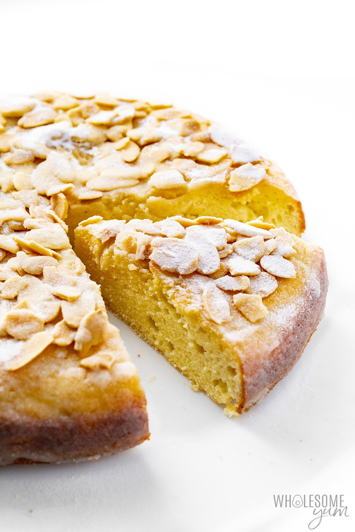 Lemon Almond Flour Cake - Crumb Top Baking