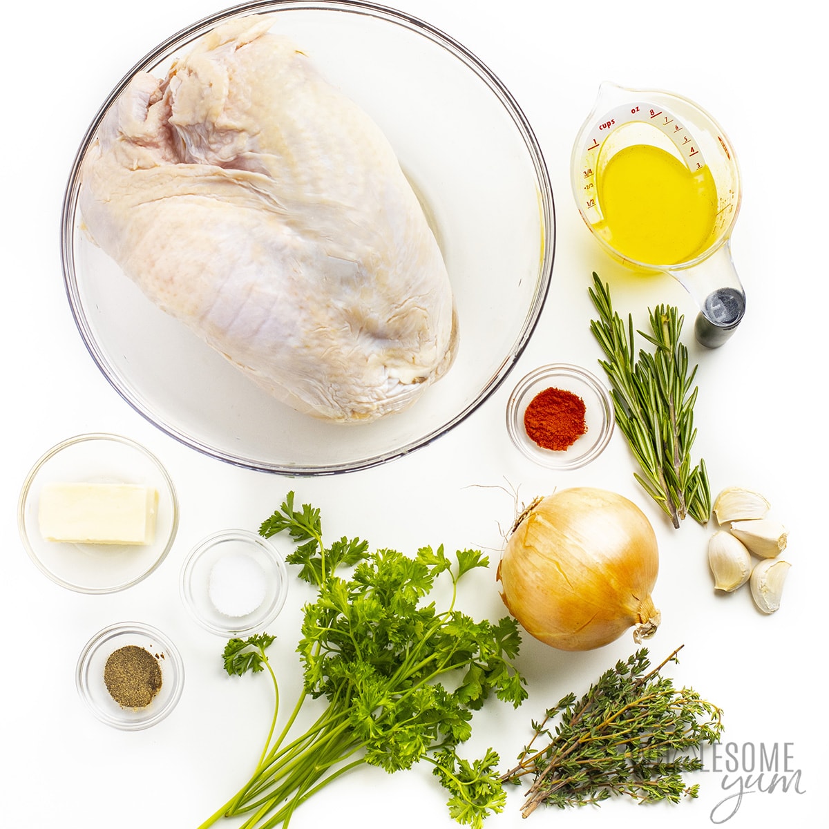 Slow Cooker Turkey Breast Ingredients.
