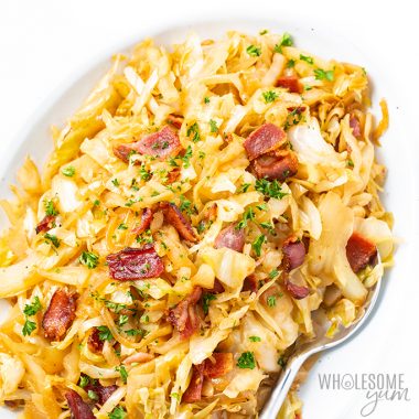 Keto Southern Fried Cabbage Recipe With Bacon