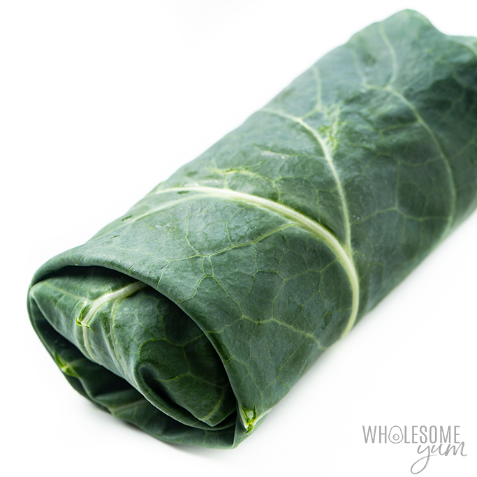 Collard green wrap.