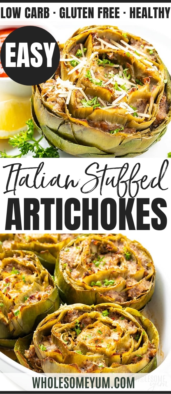 how to make stuffed artichokes - pinterest