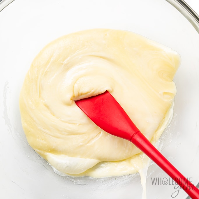 melted cheese for fathead dough
