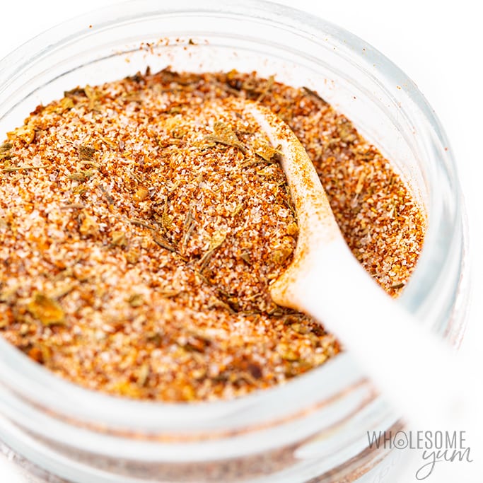 cajun seasoning recipe in a jar