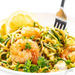 Low Carb Keto Shrimp Scampi With Zucchini Noodles