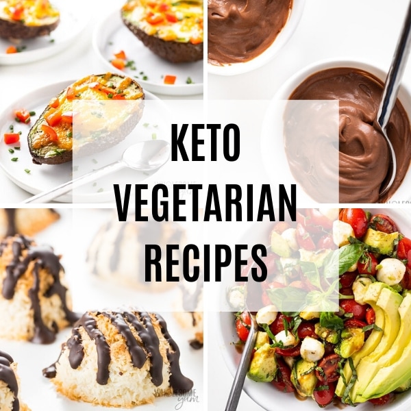 Easy Keto Low Carb Vegetarian Recipes | Wholesome Yum