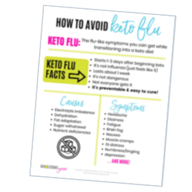 How to avoid keto flu.