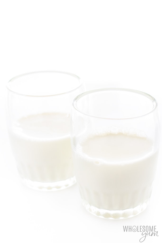 2 glasses of milk