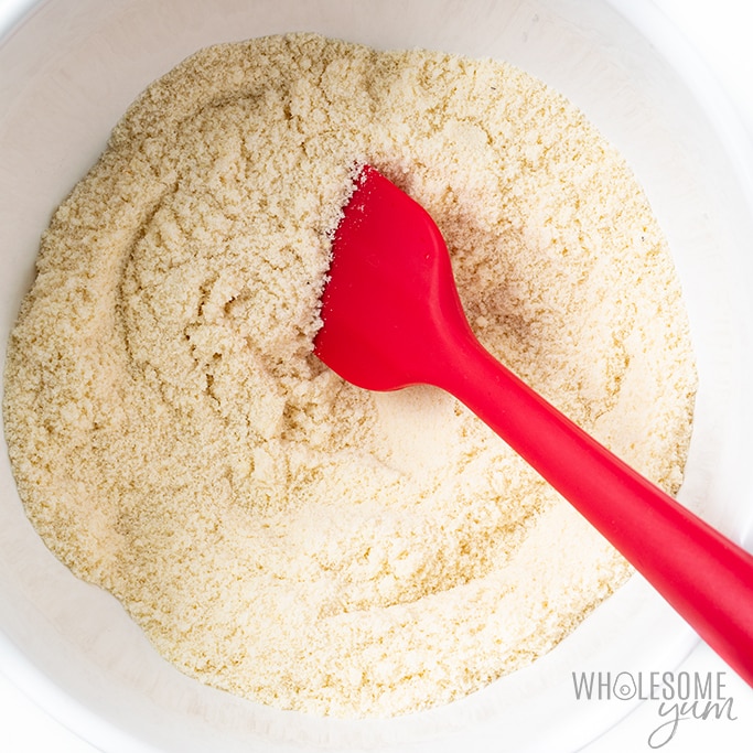 dry ingredients for low carb banana muffins
