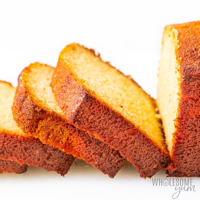 The Best Low Carb Keto Pound Cake Recipe Wholesome Yum