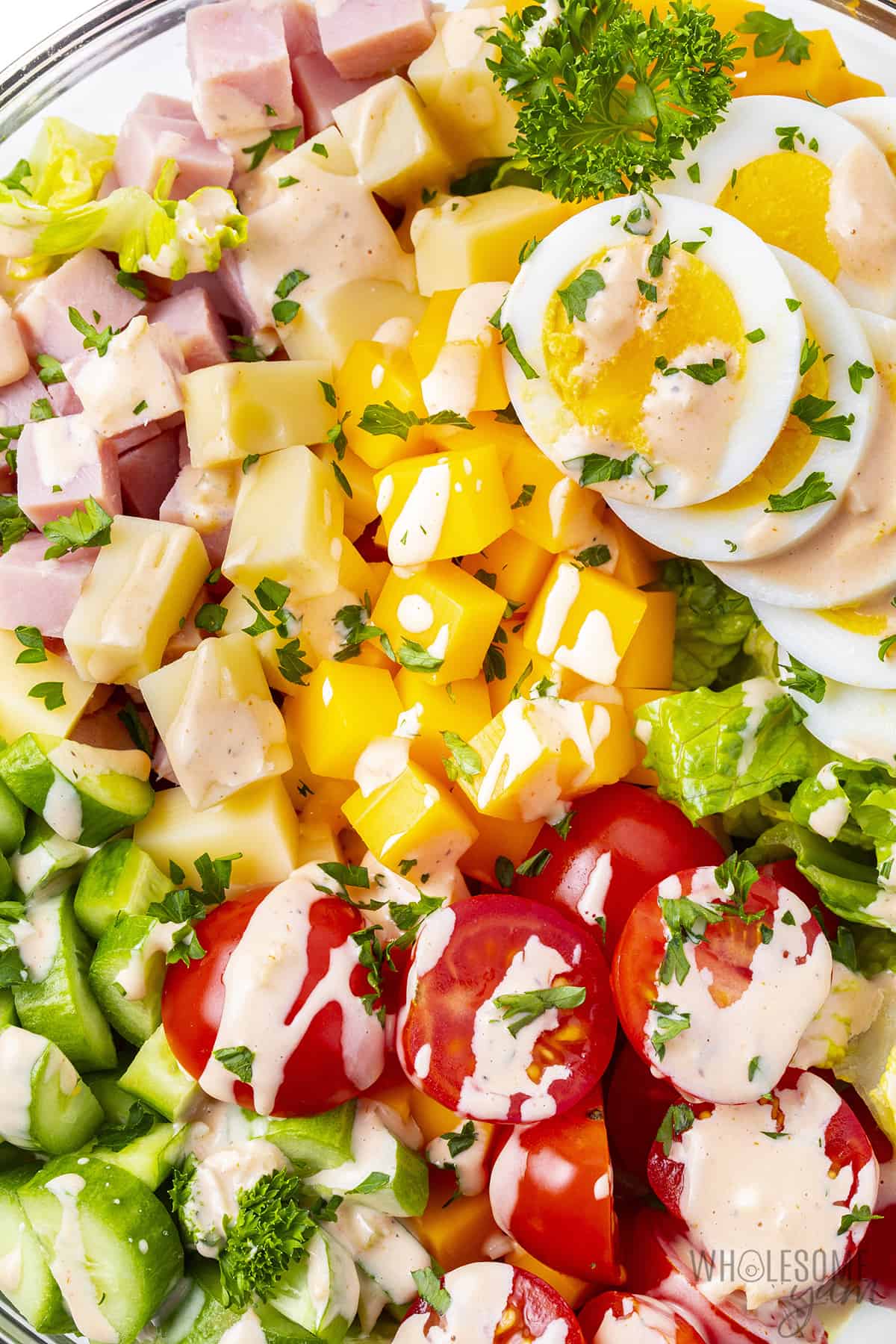 Salad close up.
