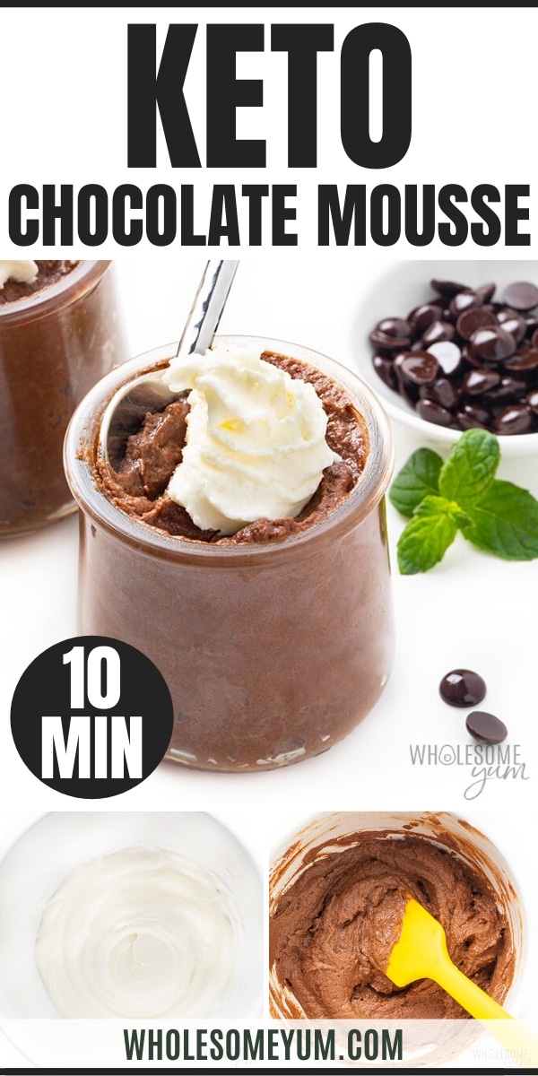 10-minute keto chocolate mousse recipe