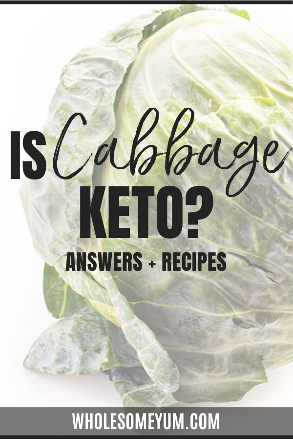 Is cabbage keto? Get the full guide here, complete with carbs in cabbage and keto cabbage recipes.